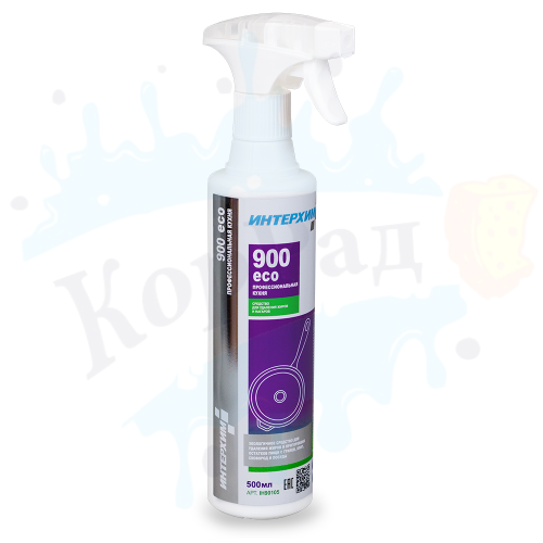 ИНТЕРХИМ 900 ECO ПРОФЕССИОНАЛЬНАЯ КУХНЯ, 0,5л+спрей, Средство для удаления жиров и нагаров