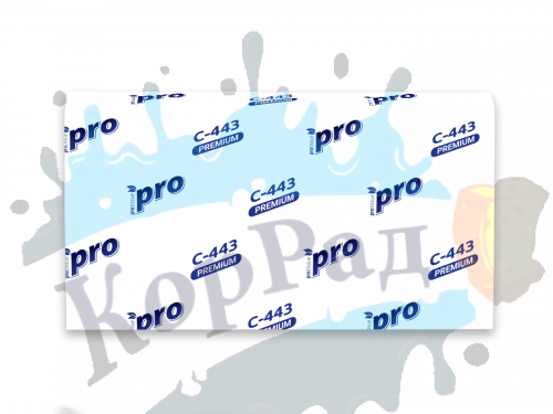 Полотенца бумажные листовые "Protissue", Z сложения, 2 слоя, 190 листов (240*215) мм, арт.С443