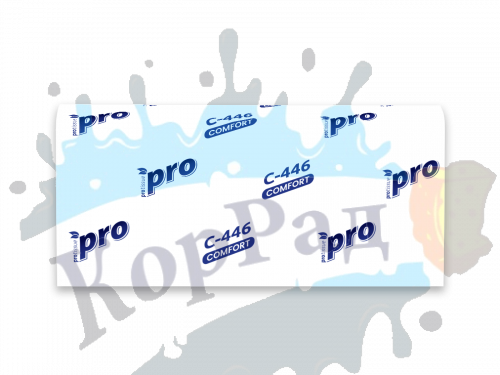 Полотенца бумажные листовые "Protissue", Z сложения, 1 слой,200 листов (240*215 мм), арт.С446
