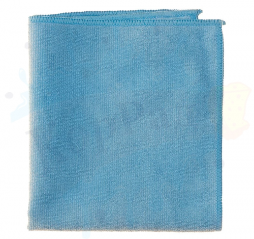 Салфетка микрофибра 35х35, 220 г/м2 голубая