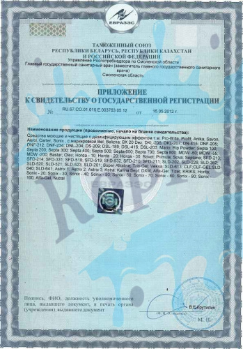 Sonix-60 (Соникс-60) 5л, Дезодоратор мусорных баков фото 3