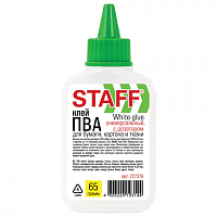 Клей ПВА STAFF EVERYDAY, 65 г, с дозатором