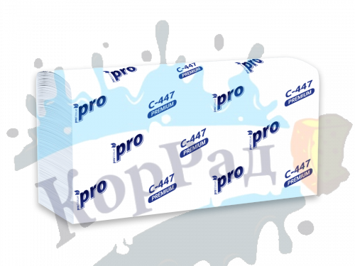 Полотенца бумажные листовые "Protissue", W сложения, 2 слоя,150 листов(320*225) мм , арт.С447 фото 2 Полотенца бумажные листовые "Protissue", W сложения, 2 слоя,150 листов(320*225) мм , арт.С447 фото 2