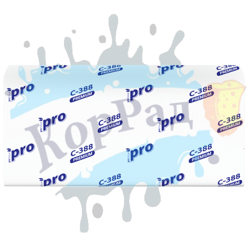 Полотенца бумажные листовые "Protissue", V сложения, 3 слоя, 180листов (22х21), арт.С388