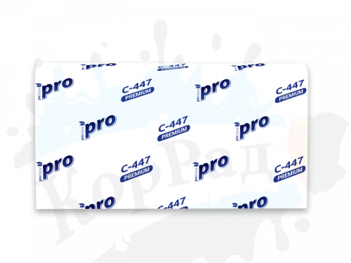 Полотенца бумажные листовые "Protissue", W сложения, 2 слоя,150 листов(320*225) мм , арт.С447