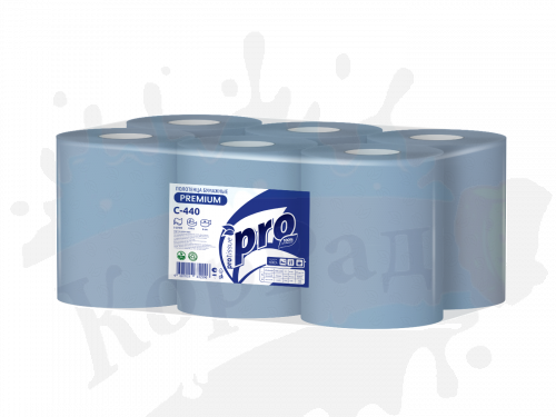 Полотенца бумажные ролевые "Protissue" , 2 слоя, 150 м, арт.С440 фото 2
