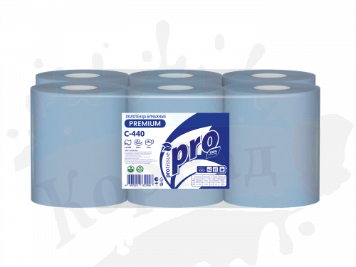 Полотенца бумажные ролевые "Protissue" , 2 слоя, 150 м, арт.С440