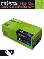 Перчатки CRYSTAL HIGH RISK латекс. нестер. неопудр. XL 10% Атекс Групп МАРКИРОВАННЫЙ