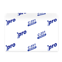 Салфетки бумажные "Protissue", 2 слоя (200 листов 22х15), арт.С251  М