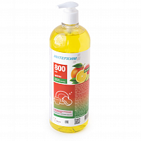 ИНТЕРХИМ 800 ECO ЦИТРУС, 1л с нажимным дозатором, Средство для ручного мытья посуды